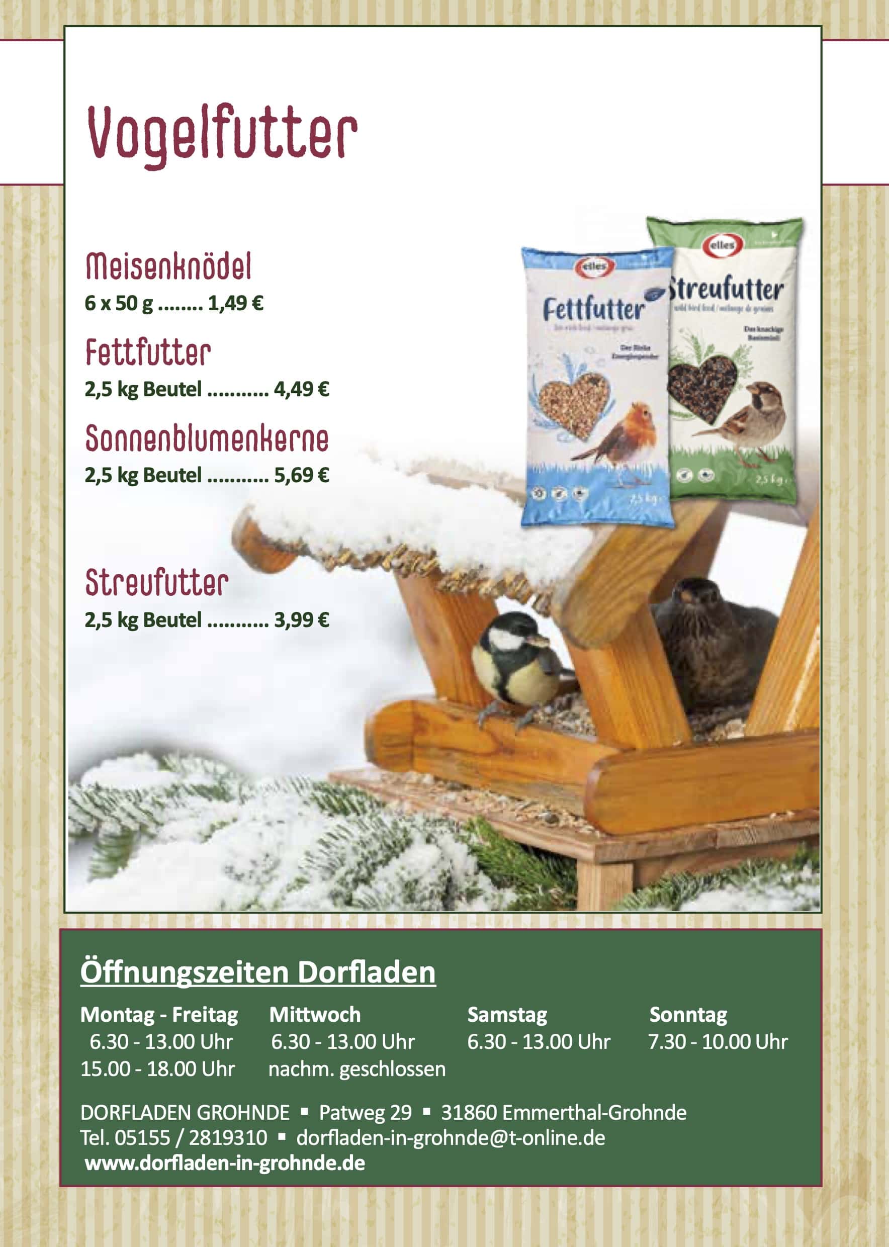 Angebote Dorfladen in Grohnde