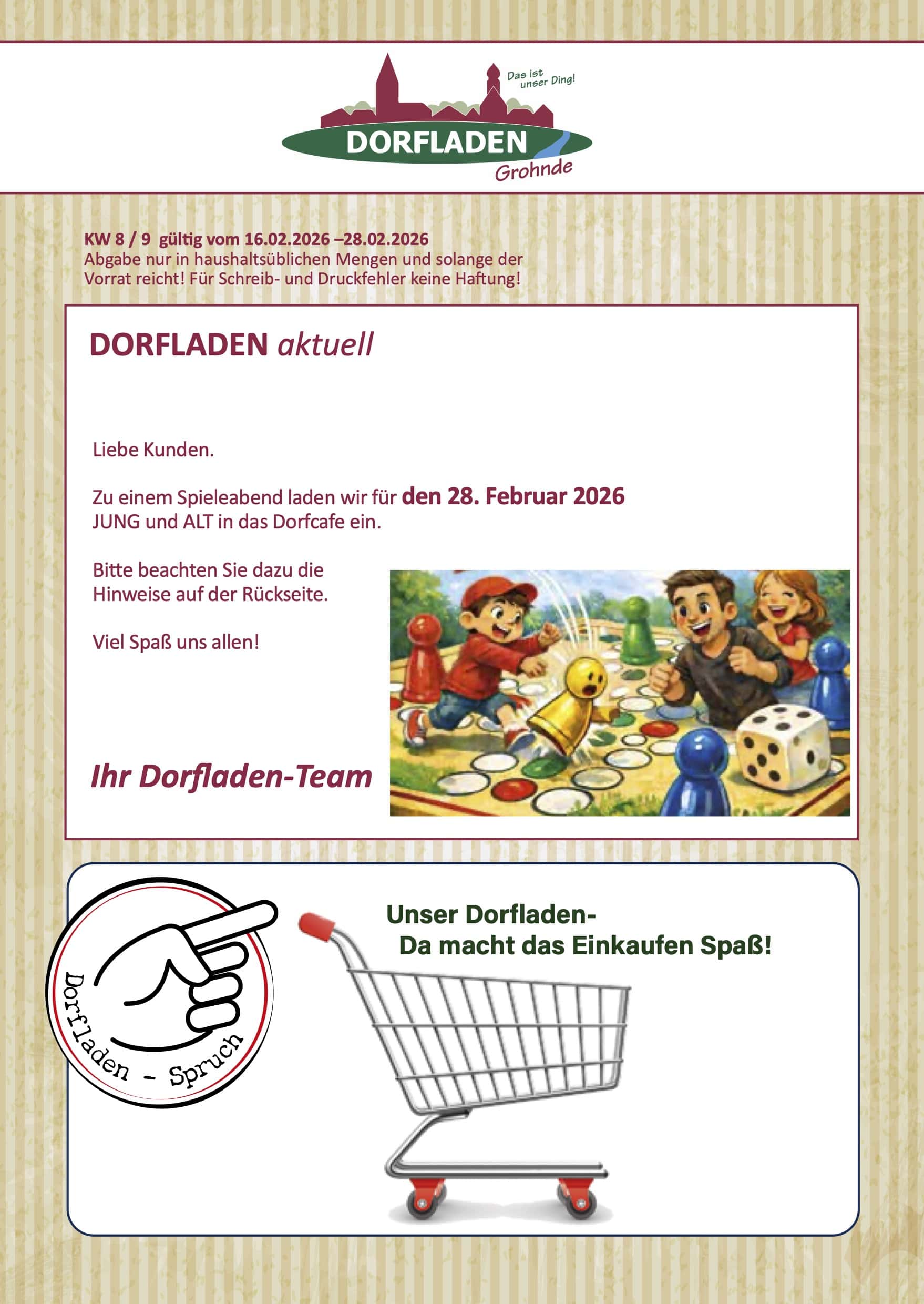 Angebote Dorfladen in Grohnde