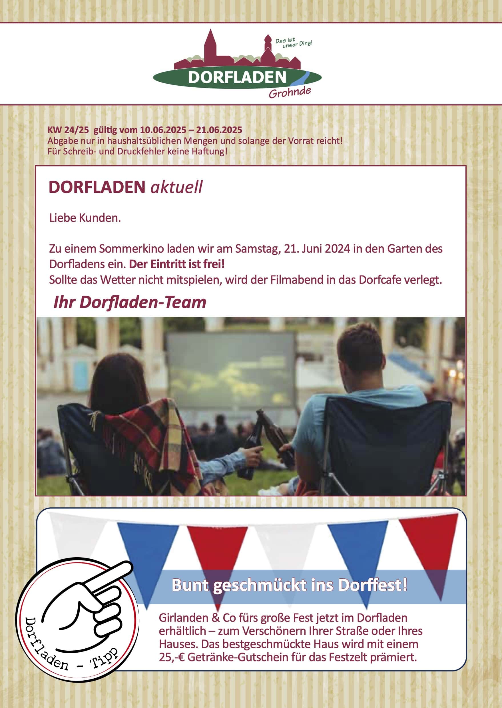 Angebote Dorfladen in Grohnde