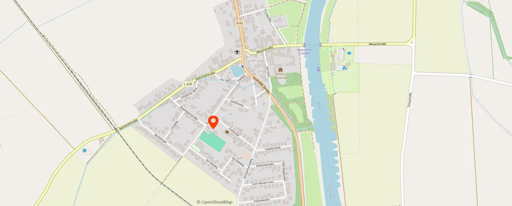 Lageplan: Dorfladen Grohnde, Patweg 29, 31860 Emmerthal-Grohnde