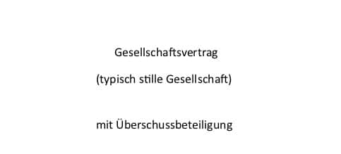 Gesellschaftsvertrag